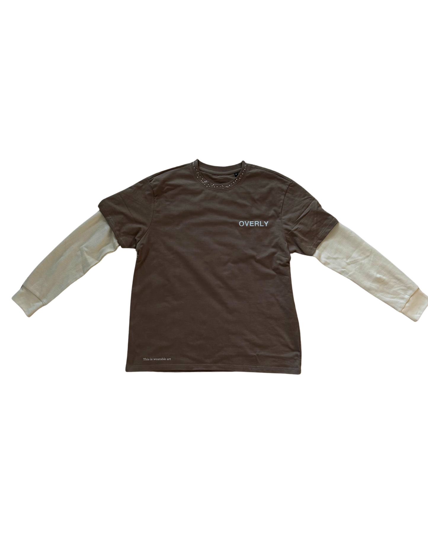 Brown Studded Skater Tee